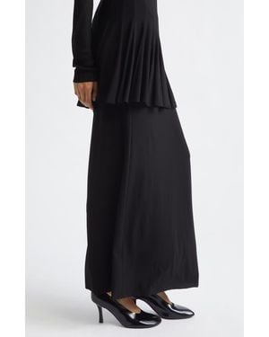 Ashlyn Klein Layered Maxi Skirt - Black