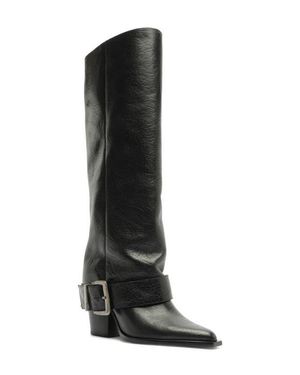 SCHUTZ SHOES Parker Knee High Boot - Black