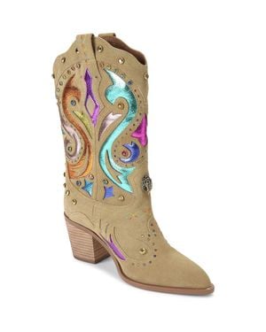 Kurt Geiger Kensington Cowboy Boot - Blue