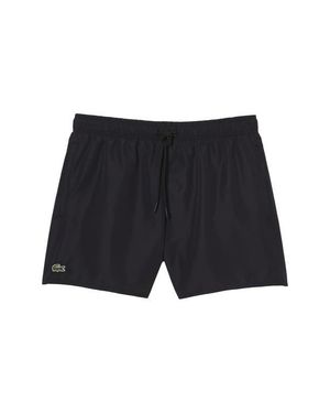 Lacoste Recycled Polyester Swim Trunks - Black