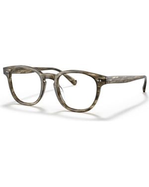 Oliver Peoples 48Mm Rectangle Optical Glasses - Metallic