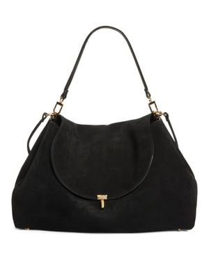TOTEME T-Lock Satchel - Black