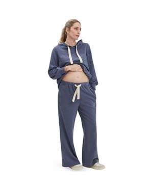 Nom Maternity Walker Maternity Lounge Pants - Blue