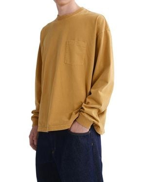 Agolde Lucan Long Sleeve T-Shirt - Blue