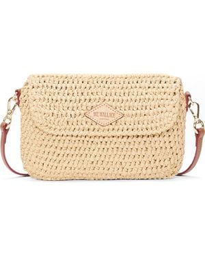 MZ Wallace Convertible Crochet Crossbody Bag - Metallic