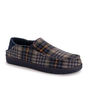 Muk Luks Owen Step-Down Slipper - Blue