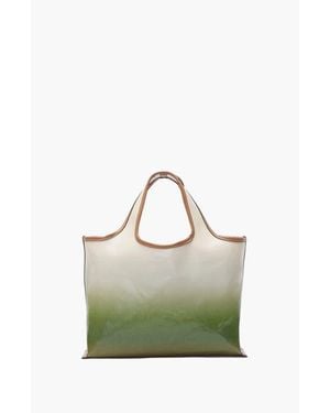 3.1 Phillip Lim Ombre Coated Canvas Mini Market Tote - Green