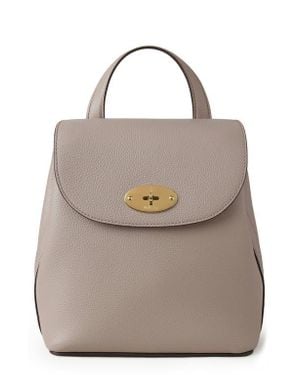 Mulberry Mini Bayswater Leather Backpack - Natural