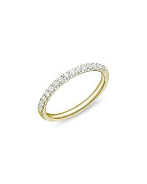 Memoire Odessa Half Round Diamond Band Ring - Multicolor