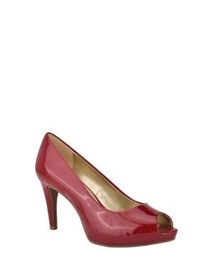 Bandolino Rainaa Peep Toe Pump - Red