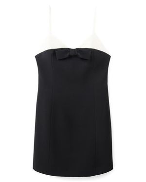 Mango Bowy Minidress - Black