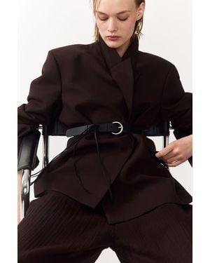 H&M Belted Blazer - Black