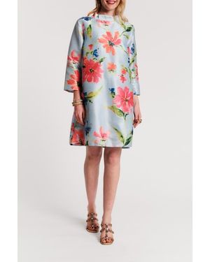 Frances Valentine Diplomat Mini Dress Georgia Print - Red