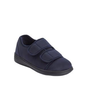 Comfortview The Extra Wide Microbacterial Walking Shoe - Blue