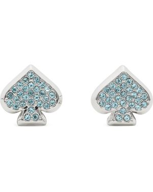 Kate Spade Pavé Stud Earrings - Blue