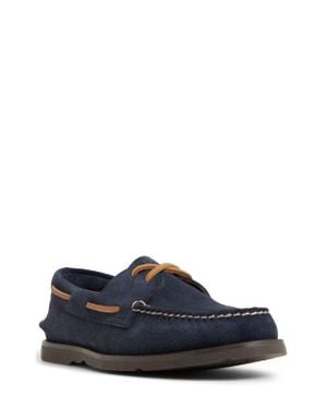 Sperry Top-Sider Authentic Original 2-Eye Ripple Boat Shoe - Blue
