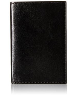Bosca Old Leather Passport Case - Black