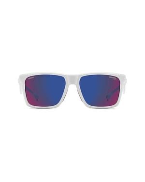 Carrera Carduc 57Mm Rectangular Sunglasses - Blue
