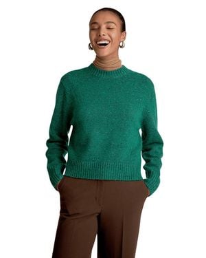 M.M.LaFleur Maura Confetti Wool Sweater - Green