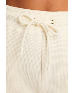 Negative Underwear Waffle Knit Track Pant - Natural