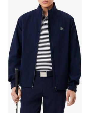 Lacoste Waterproof Performance Stretch Golf Jacket - Blue
