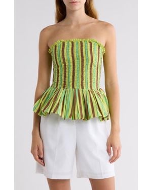 Damson Madder Bethan Bubble Camisole - Green