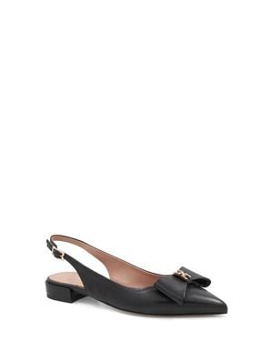 Bruno Magli Bella Pointed Toe Slingback Flat - Black