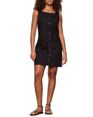 Sanctuary Sleeveless Square Neck Minidress - Black