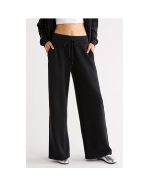 Zella Soft Luxe Wide Leg Pants - Black