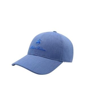 Brooks Brothers Linen Baseball Hat - Blue