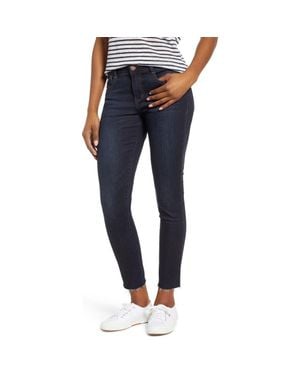 Wit & Wisdom 'Ab'Solution Raw Hem Skinny Jeans - Blue