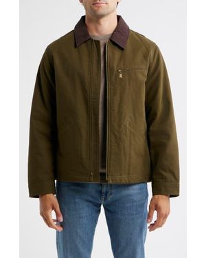 Pendleton Tahoma Cotton Canvas Trucker Jacket - Brown