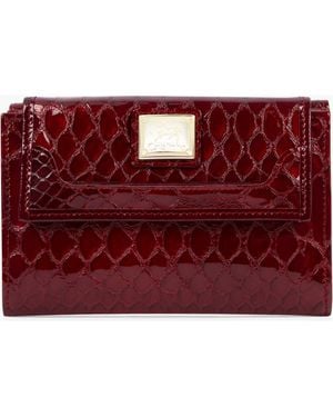 Cavalinho Gallop 202 Patent Leather Wallet - Red