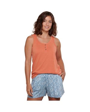 Toad & Co. Piru Henley Tank - Orange
