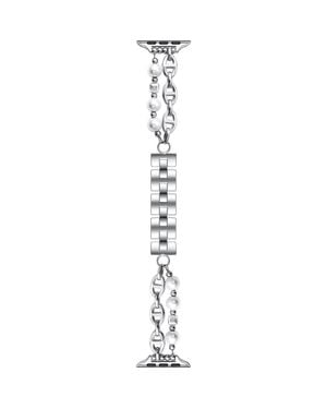 The Posh Tech Luna Imitation Pearl Apple Watch Watchband, 38Mm - Metallic