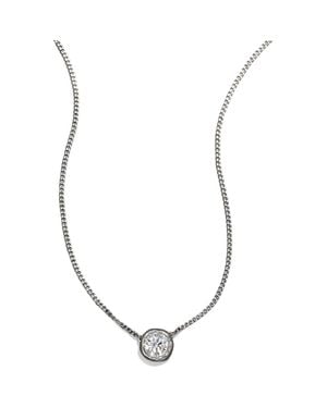 Alexis Asterales Solitaire Pendant Necklace - Metallic