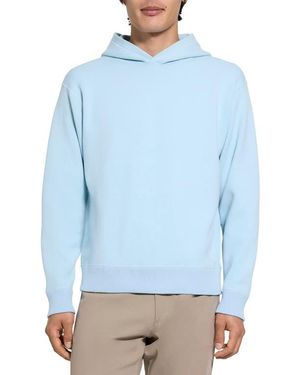 Theory Relaxed Hooded Sweater - Blue