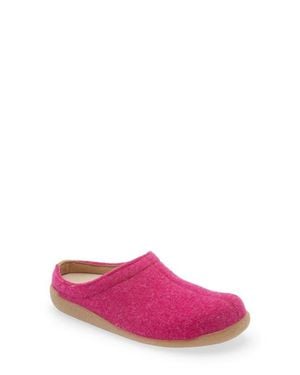 Sanita Lodge Wool Felt Slipper - Pink