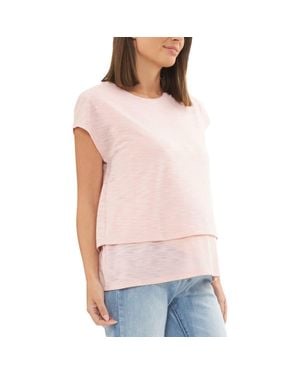 Ripe Maternity Jazmin Nursing Tee - Pink