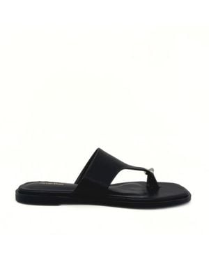 Amie Rafa Cece Thong Sandals - Black