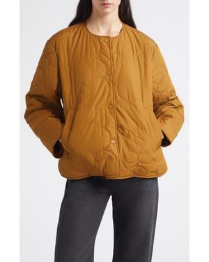 Marimekko Unikko Lightweight Padded Jacket - Natural