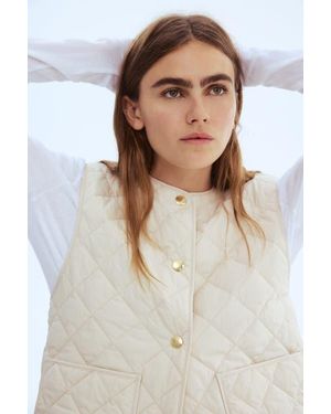 H&M Quilted Gilet - White