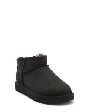 UGG Classic Ultra Mini Nubuck Bootie - Black