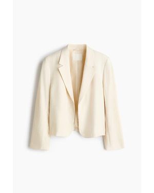 H&M Short Blazer - Natural
