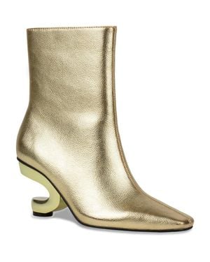 Ninety Union Metallic Heel Bootie - Green