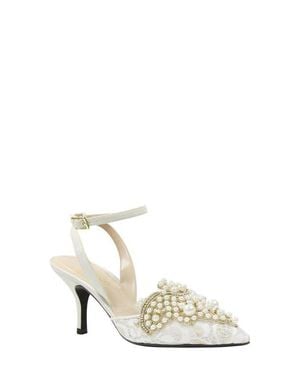 J. Reneé Desdemona Pointed Toe Pump - White