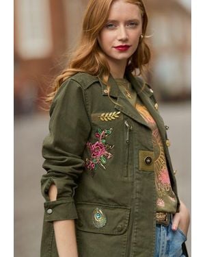 Joe Browns Military Cargo Jacket - Green