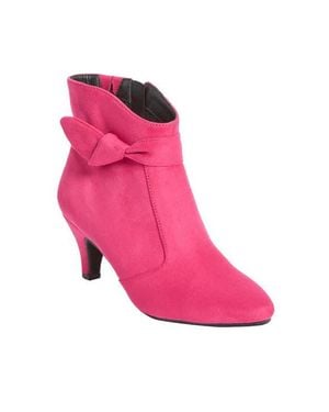 Comfortview The Corrine Bootie - Pink