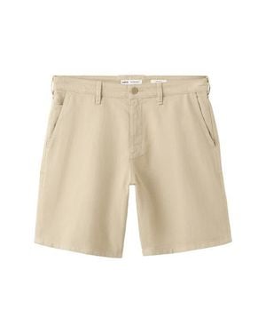 Mango Regular Fit Bermuda Shorts - Natural