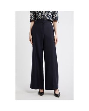Theory Mid Rise Wide Leg Pants - Blue